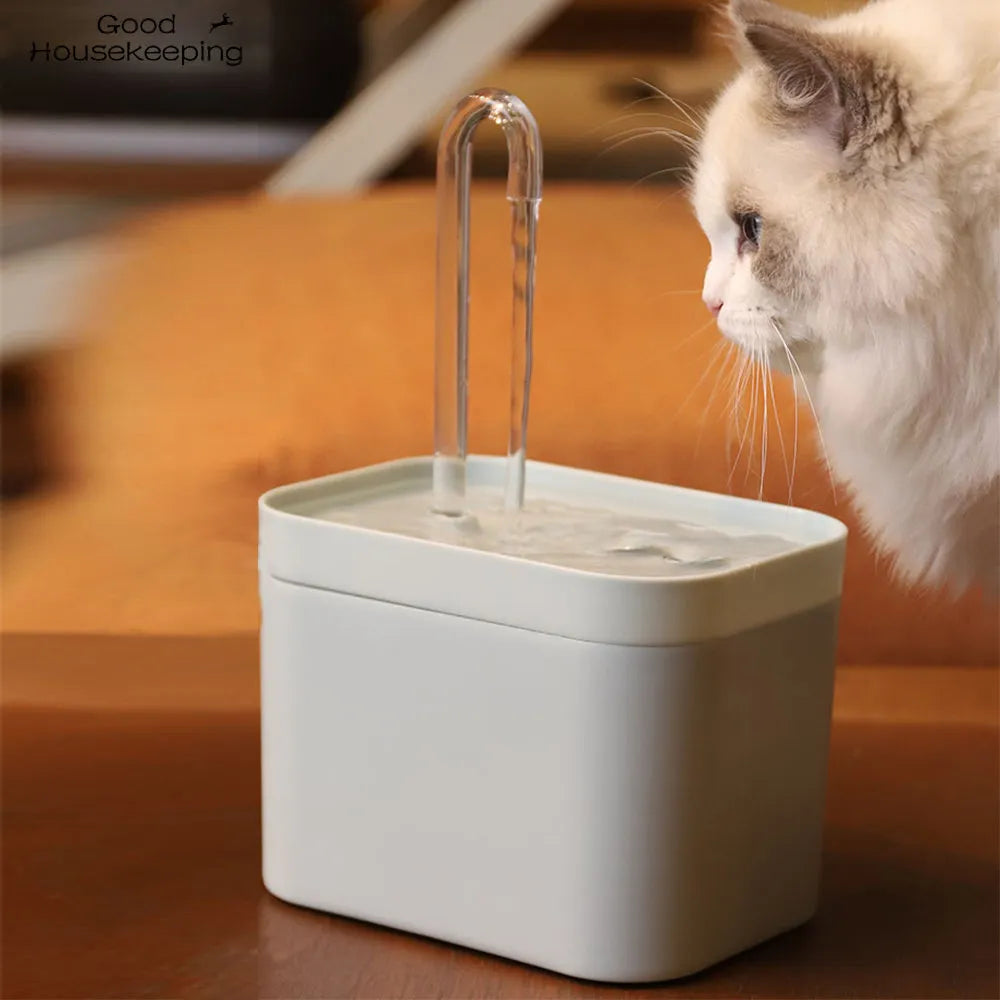 Cat Water Fountain Auto Filter USB