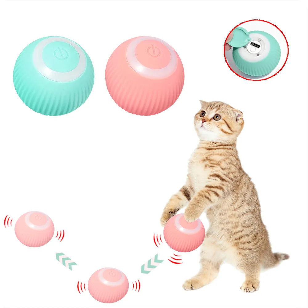Interactive Cat Toys Ball USB